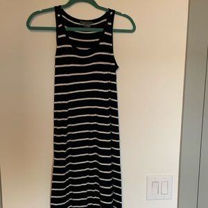 Vince striped floor length maxi dress